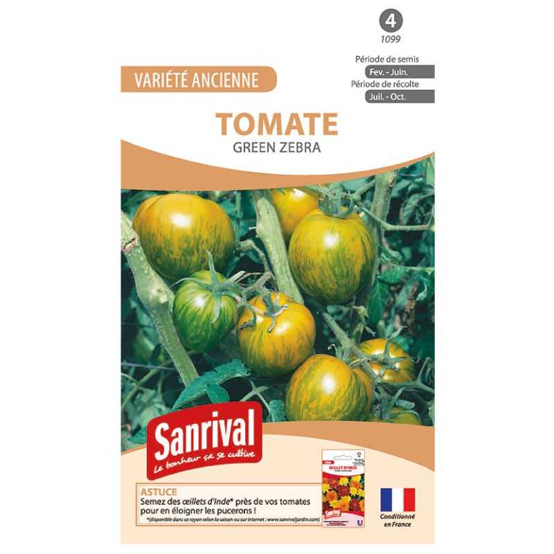 Graines de tomate Green Zebra Graines de tomate Green Zebra