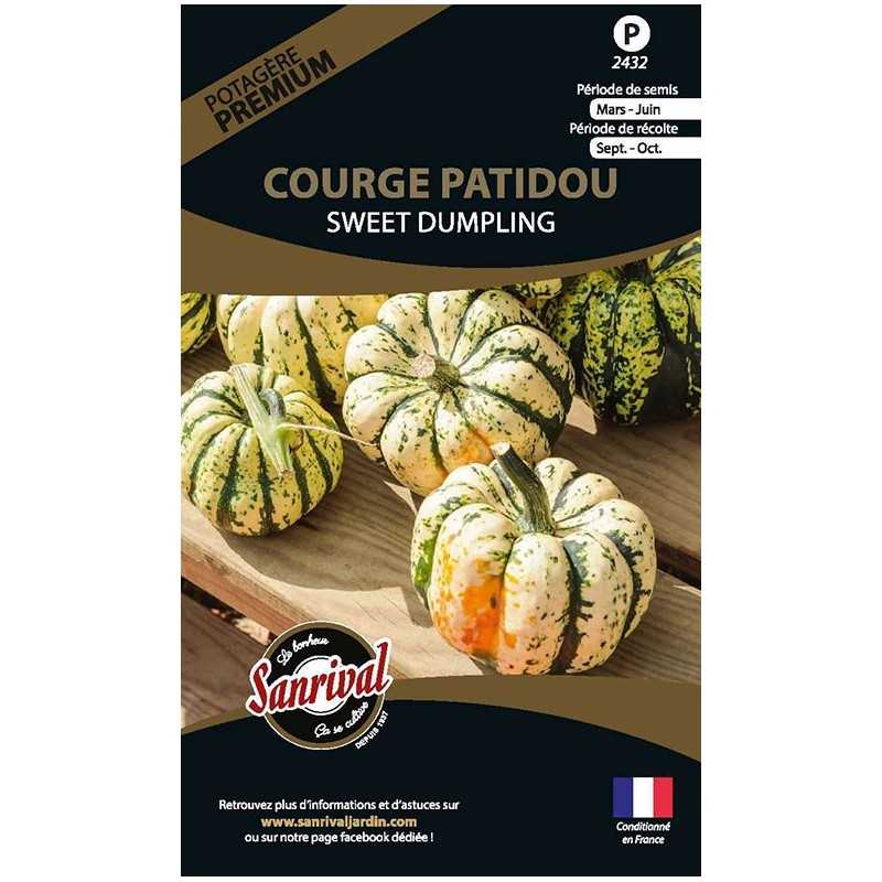 graines de Courge Patidou Sweet Dumpling graines de Courge Patidou Sweet Dumpling