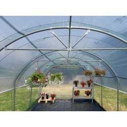 Serre de jardin tunnel de 48m²
