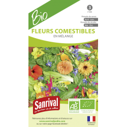 Fleurs comestibles bio
