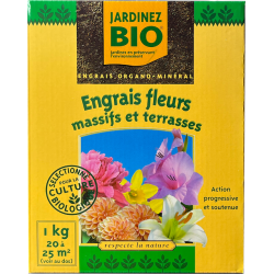 Engrais Fleurs massifs et terrasses