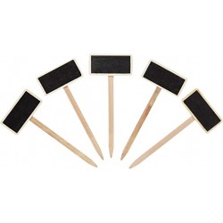5 étiquettes en bois et ardoise 5 étiquettes en bois et ardoise