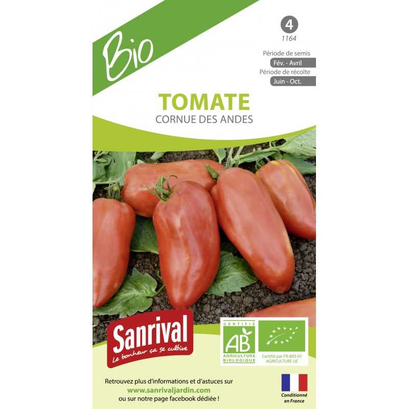 Graines de tomate cornue des Andes bio Graines de tomate cornue des Andes bio