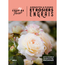 Engrais pour arbustes &agrave; fleurs & rosiers - Coup de Pousse