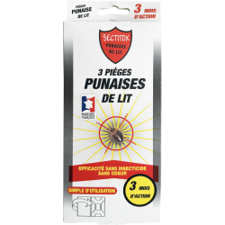 Pi&egrave;ges punaises de lit x3