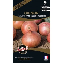 Graines d'oignon Keravel (type ros&eacute; de roscoff)