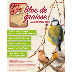 Bloc de graisse aux cacahu&egrave;tes 300g