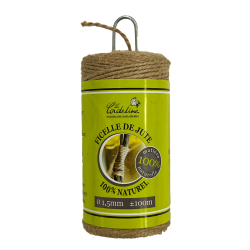 Bobine de ficelle en jute 1,5 mmx100 m