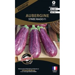 graines d'Aubergine Stri&eacute;e Riado F1