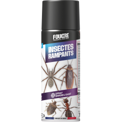 Spray Immobilisant Insectes Rampants FOUDRE &ndash; Longue dur&eacute;e d&rsquo;action &ndash; Cafards, Punaises, Araign&eacute;es & Fourmis