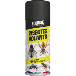 Spray Insectes Volants FOUDRE &ndash; Effet imm&eacute;diat &ndash; Moustiques, Gu&ecirc;pes & Mouches