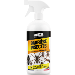 Barri&egrave;re Insectes Volants & Rampants FOUDRE &ndash; Protection longue dur&eacute;e &ndash; Efficace sur moustiques tigres