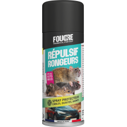 Spray R&eacute;pulsif Rongeurs FOUDRE 500 ml &ndash; Protection c&acirc;bles, durites et gaines