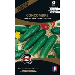 graines de Concombre Sp&eacute;cial Snacking Picolino F1