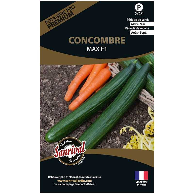 graines de Concombre Max F1 graines de Concombre Max F1