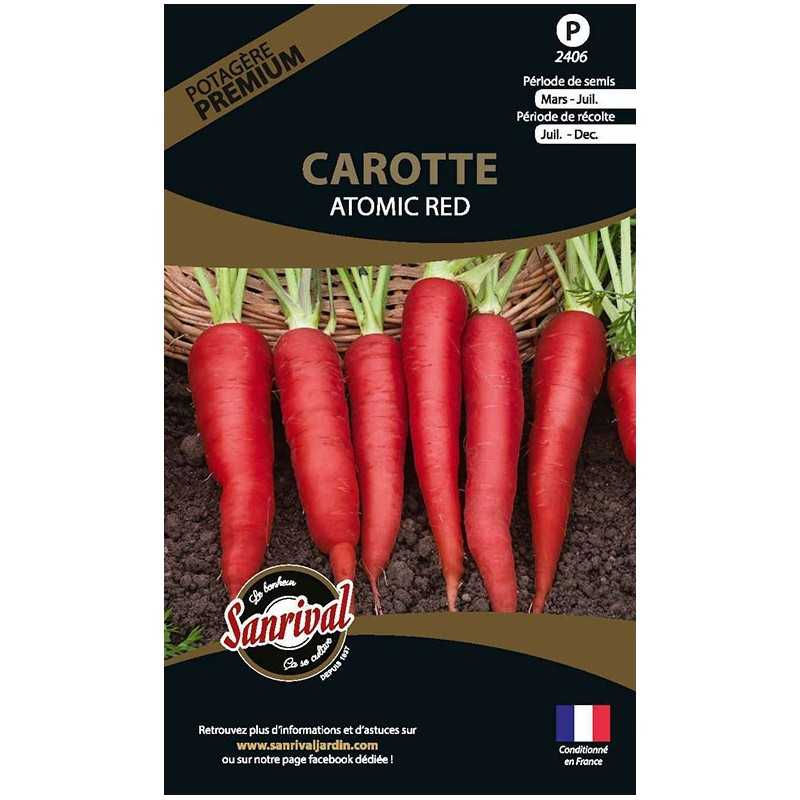 graines de Carotte Atomic Red graines de Carotte Atomic Red